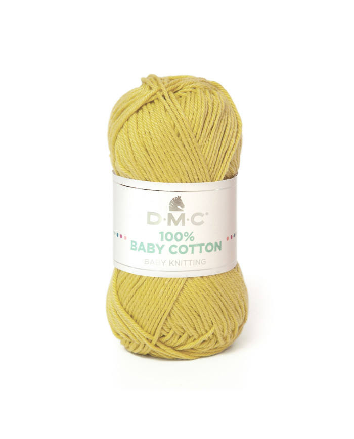 FILATO DMC BABY COTTON (GOM 50 G.) COL 771 GIALLO