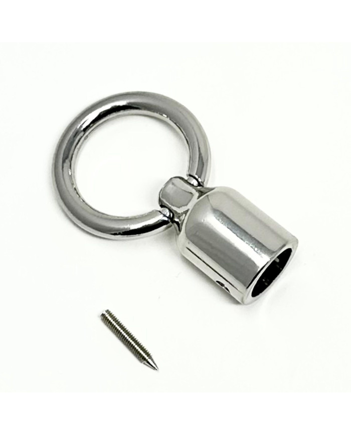 CHIUSURA PER MANICO IN METALLO MA201 ARGENTO