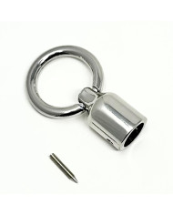 CHIUSURA PER MANICO IN METALLO MA201 ARGENTO