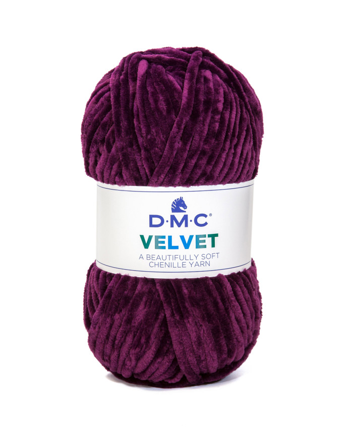 FILATO DMC VELVET 100 G COL 007 BORDEAUX