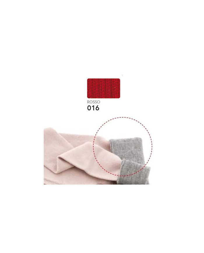 BORDI MAGLIA MARBET ACRILICO COL 016 ROSSO