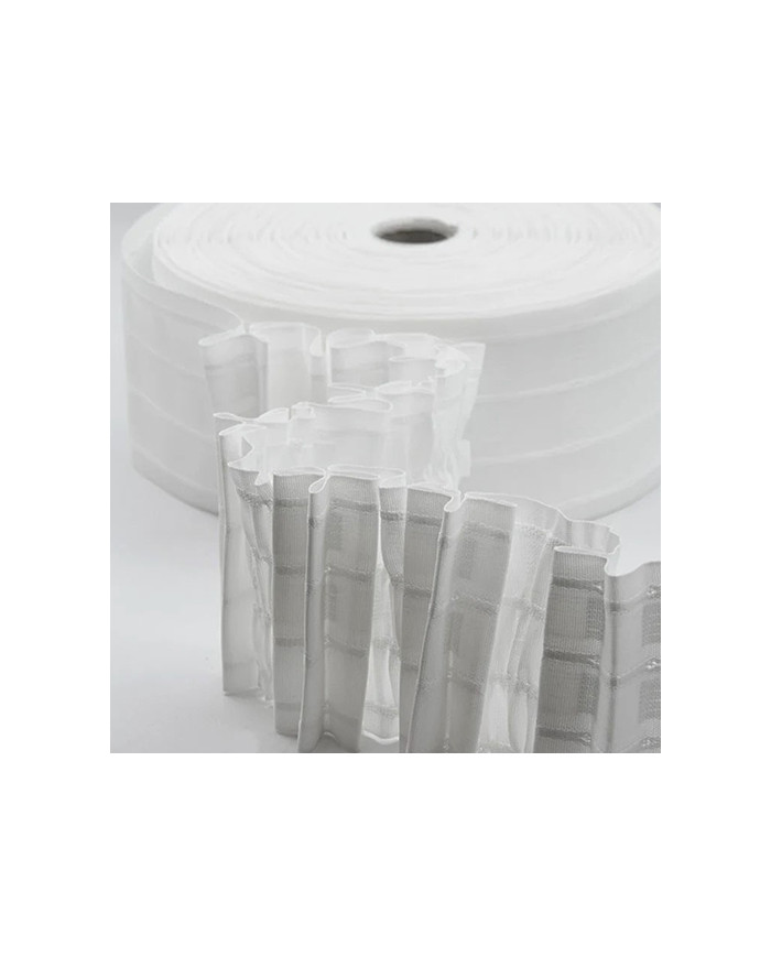 NASTRO ARRICCIATENDE N201/TRIS 90 MM 3 PIEGHE AU