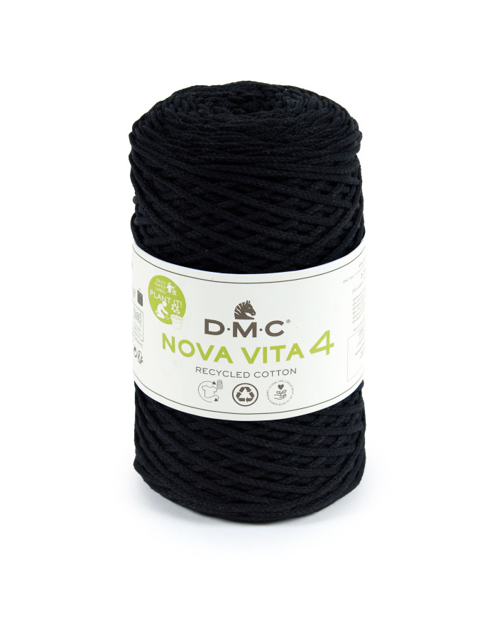 DMC NOVA VITA MM 4 (250 GR) COL 72 NERO