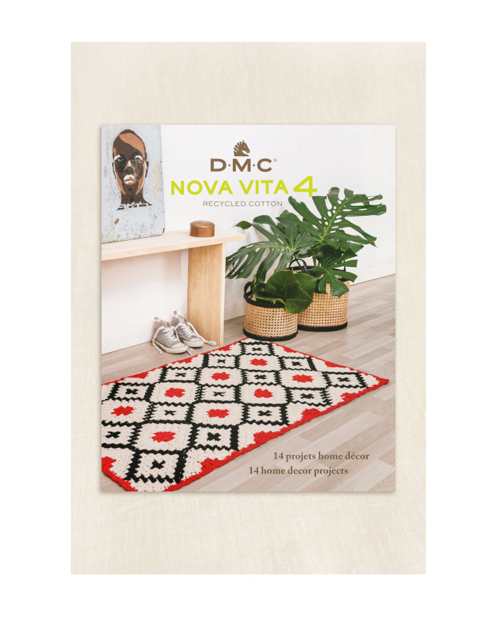 RIVISTA NOVA VITA DMC MM 4, 14 PROGETTI HOME DECOR