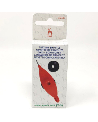 NAVETTA PER CHIACCHIERINO CON UNCINETTO E BOBINA