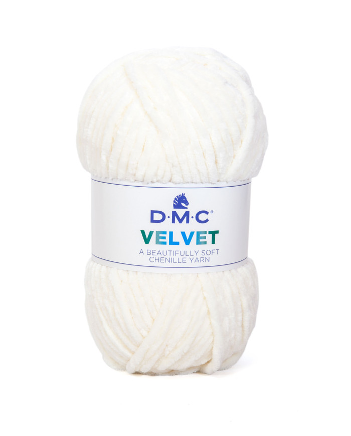 FILATO DMC VELVET 100 G COL 004 PANNA