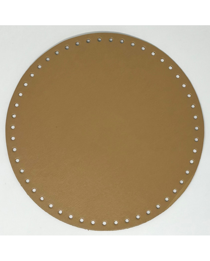 FONDO ROTONDO PER BORSA CM 23 MA127 CUOIO