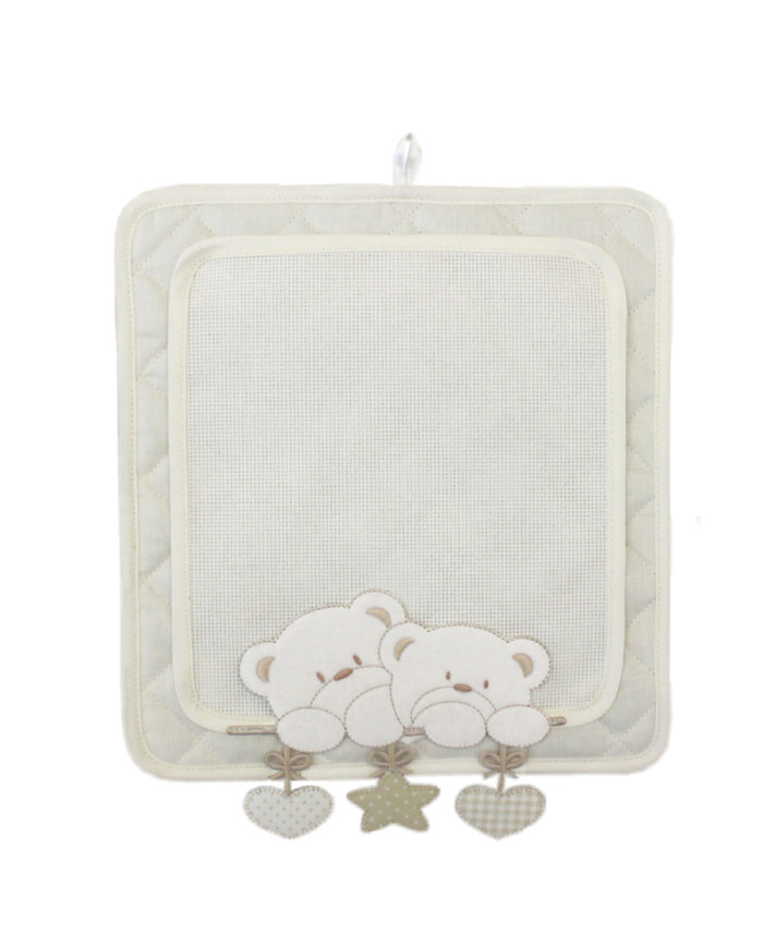 FIOCCO NASCITA BM QUADRETTO ORSI COL 02 PANNA