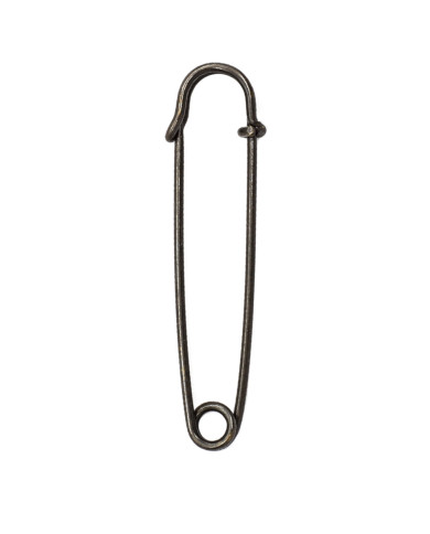 SPILLE KILT OTTONE BRONZE MM 76 OTT.ANTICO