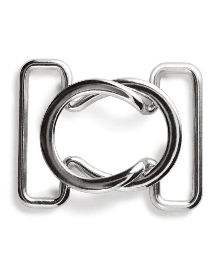 CLIP PER BIKINI ACCIAIO NIKELATO MM 25