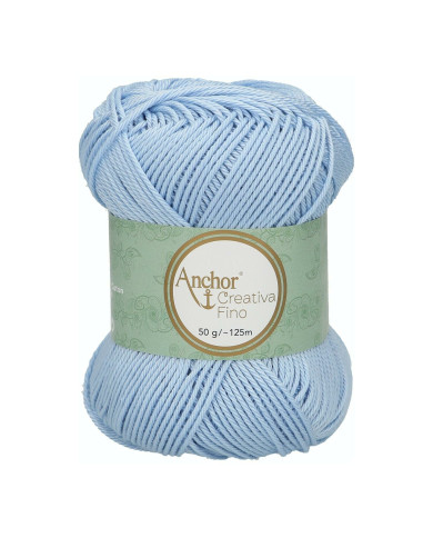 FILATO ANCHOR CREATIVA FINO 50G. 173 CELESTE SCURO