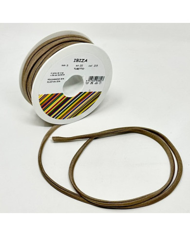 TUBETTO IBIZA MM 5 (20 M.) COL 215 TORTORA CHIARO