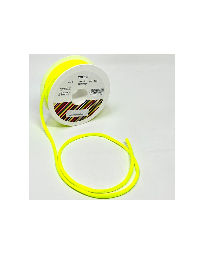 TUBETTO IBIZA MM 5 (20 M.) COL 1094 GIALLO FLUO
