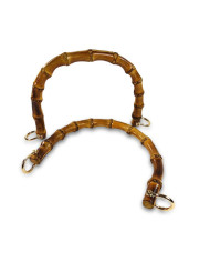 MANICI BORSA MA120 BAMBOO NERO / GOLD FORO FR.