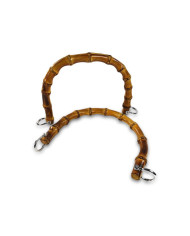 MANICI BORSA MA120 BAMBOO NERO / SILVER FORO FR.