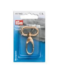 GANCIO C.MOSCHETTONE 25X45 MM ORO 1 PZ