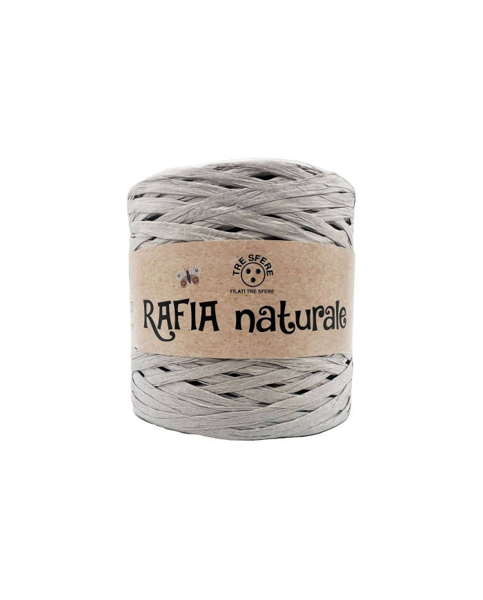 RAFIA NATURALE CF.230 GR.(GRIGIO)