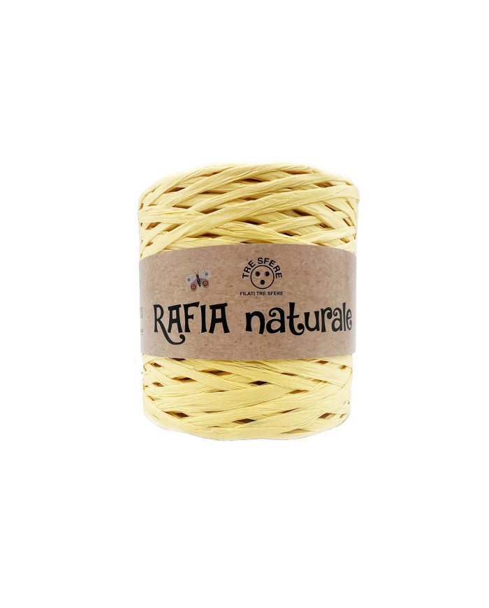 RAFIA NATURALE CF.230 GR.(GIALLO)