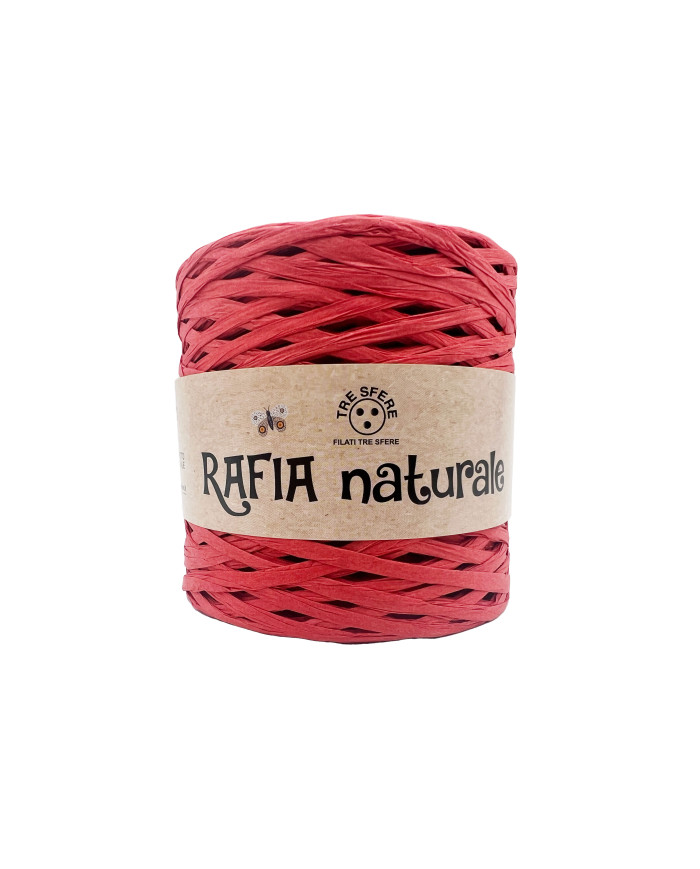 RAFIA NATURALE CF.230 GR.(ROSSO)