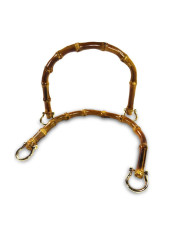MANICI BORSA MA109 BAMBOO GANCI ORIZ.ORO