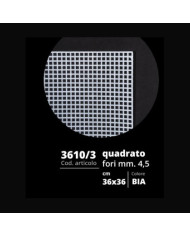 RETE PER BORSA CM 36 X 36 - FORO MM 4,5 COL 2 B.CO