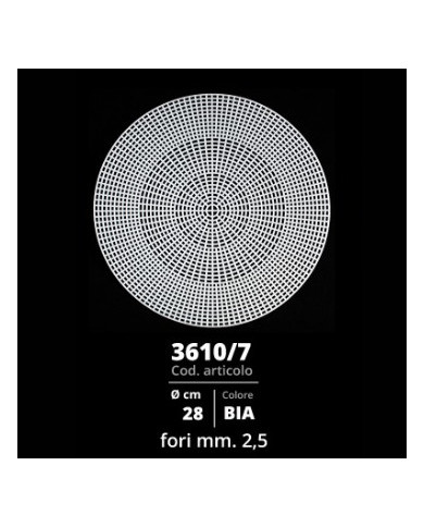 RETE PER BORSA CM 28,0 ROTONDA COL 2 B.CO