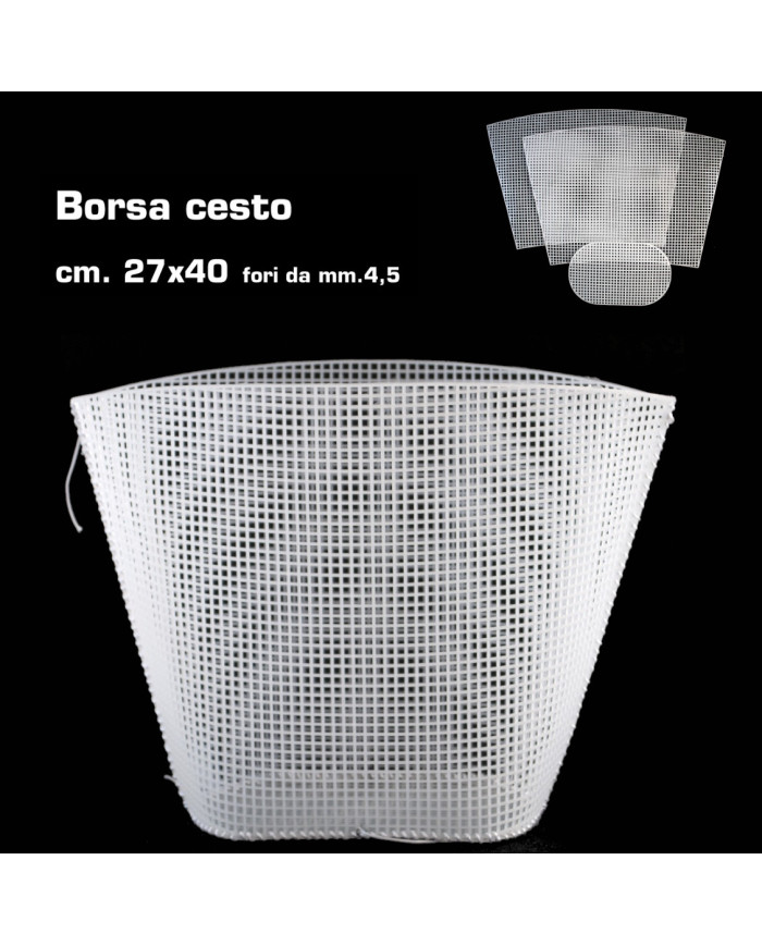 RETE PER BORSA CM 27 X 40 CONO COL 2 BIANCO