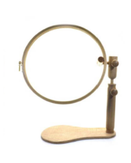 TELAIO PER RICAMO TONDO CON BASE CM 27