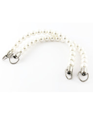 MANICI PER BORSE CM 17,0 PEARL COL 2 BIANCO