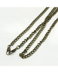 CATENA PER BORSE NICKEL FREE CM 110 GRANDE BRONZO