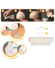 FASHION TAPE MARBET NASTRO BIADESIVO TRASPARENTE