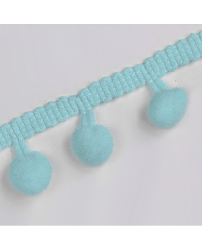 BORDURA POM PON COL 104 CELESTE CHIARO