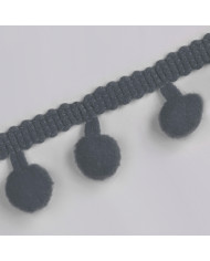 BORDURA POM PON COL 03 GRIGIO