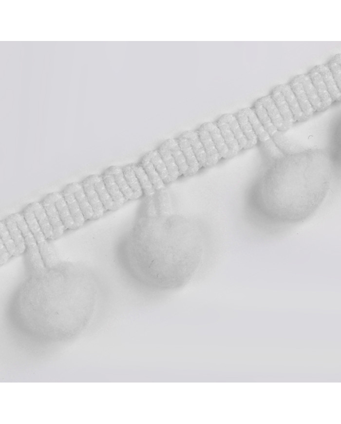 BORDURA POM PON COL 118 BIANCO