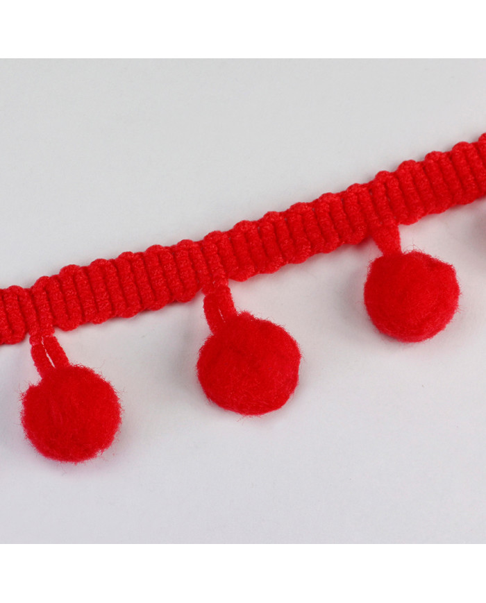 BORDURA POM PON COL 26 ROSSO