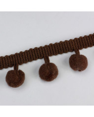 BORDURA POM PON COL 32 MARRONE