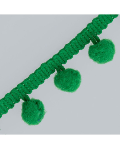 BORDURA POM PON COL 243 VERDE BANDIERA