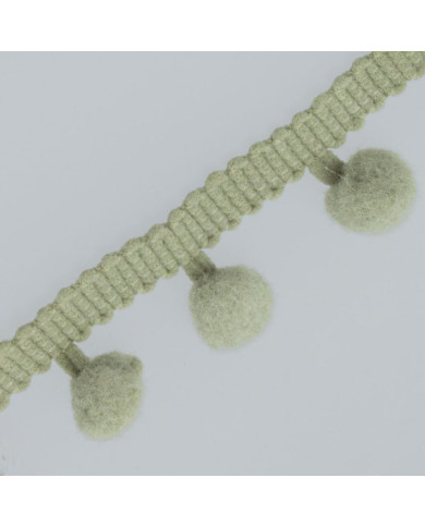 BORDURA POM PON COL 317 GRIGIO TOPO