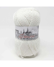 FILATO ISPE GLAMOUR (GOM X 100G.) COL 001 BIANCO