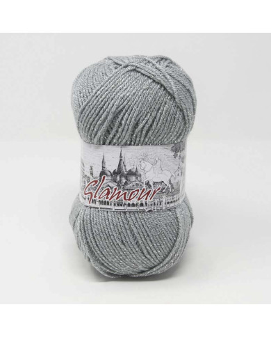 FILATO ISPE GLAMOUR (GOM X 100G.) COL 003 GRIGIO P