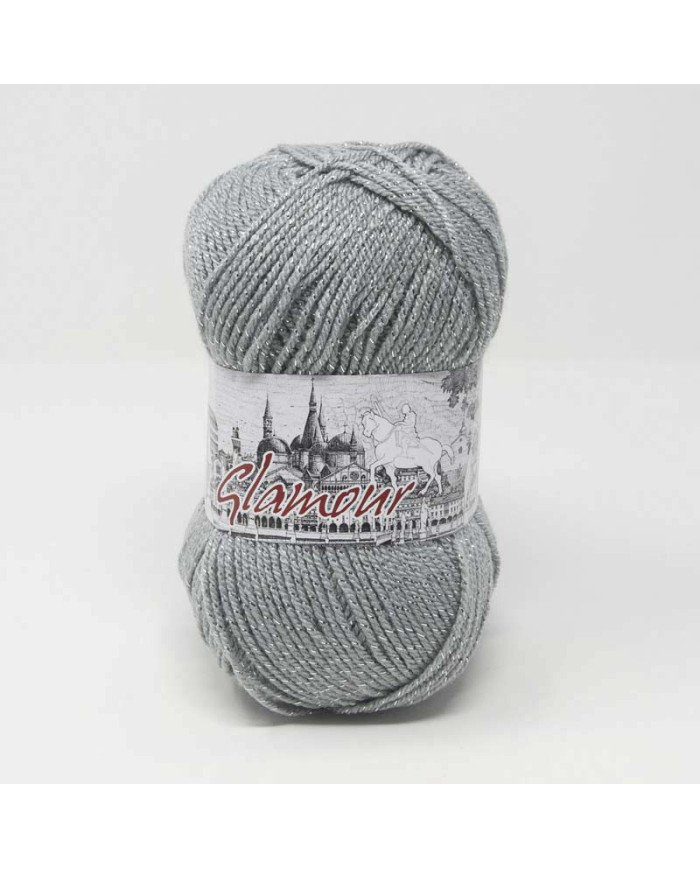 FILATO ISPE GLAMOUR (GOM X 100G.) COL 003 GRIGIO P