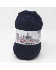 FILATO ISPE GLAMOUR (GOM X 100G.) COL 008 BLU SC.