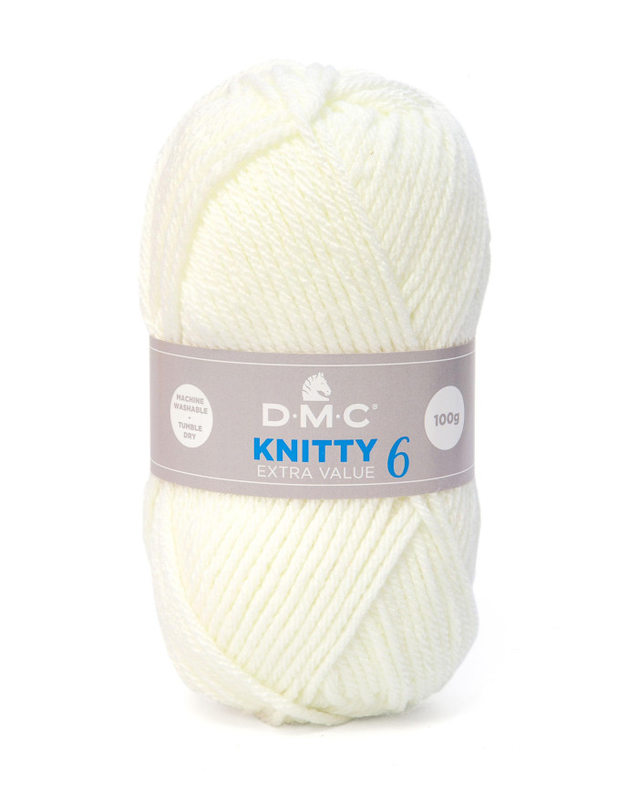 FILATO DMC KNITTY 6 100 GR. COL 812 PANNA