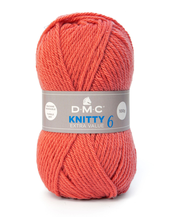 FILATO DMC KNITTY 6 100 GR. COL 622 ARAGOSTA