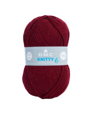 FILATO DMC KNITTY 6 100 GR. COL 841 BORDEAUX