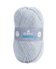 FILATO DMC KNITTY 6 100 GR. COL 814 GRIGIO CHIARO