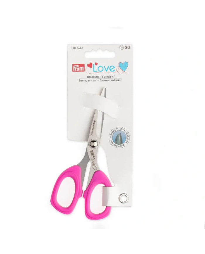 FORBICI CUCITO MICRO SER.13,5CM ROSA SC