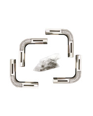 ANGOLARE PER BORSA MODEL 37 (CF 4 PZ) ARGENTO