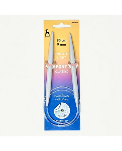 FERRI CIRCOLARI PLASTICA CM 80 N. 9,0