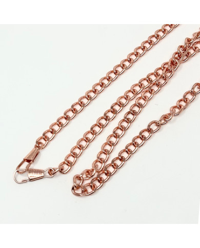 CATENA PER BORSE NICKEL FREE CM 110 GRANDE RAME
